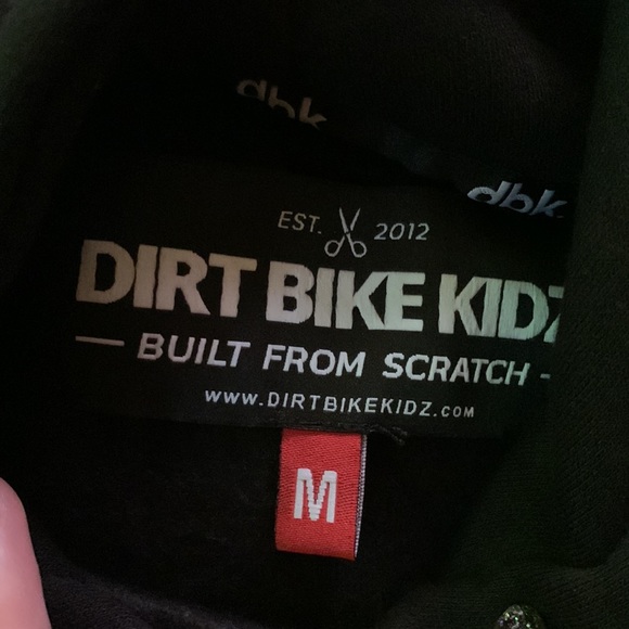 Dirt bike kidz the murk black hoodie new never worn size medium - Picture 4 of 4